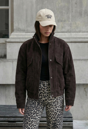 Куртка жіноча Staff stax brown oversize коричнева молодіжна