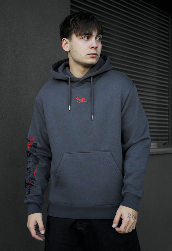 student apathy】 Football logo sweat｜メンズ