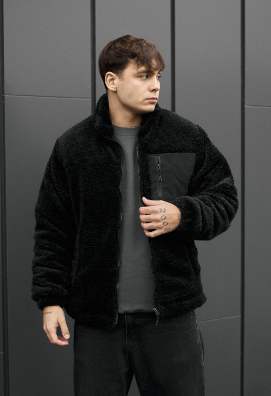 メンズウェア CLUBHAUS Buhloone Mindstate Polo - Black Чоловіча куртка Staff mo black чорна весна-осінь модна хутряна купити