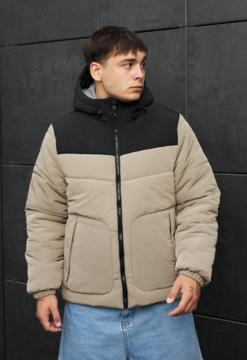 Чоловіча куртка Staff loxx light brown & black світло-коричневий