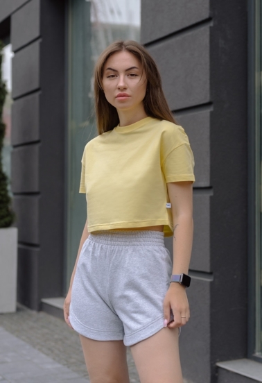 Жіноча футболка Staff light yellow
