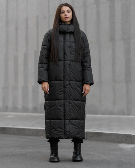 Жіноча зимова куртка Staff kubik black