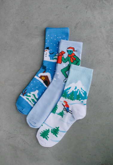 Шкарпетки Staff новорічні (три пари)