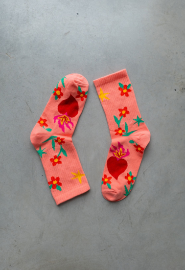 Жіночі шкарпетки Staff heart & flower