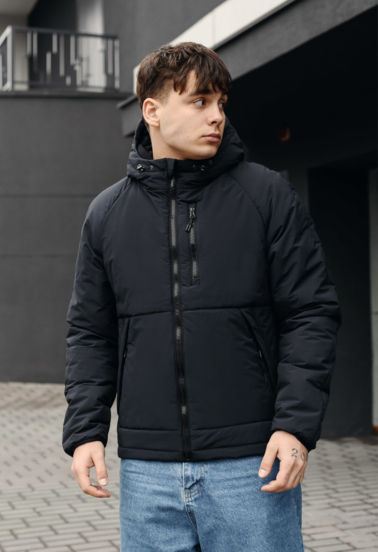 Чоловіча куртка Staff na navy темно-синя демісезонна для підлітка