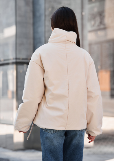 Куртка жіноча Staff nexu milk молочного кольору демісезонна