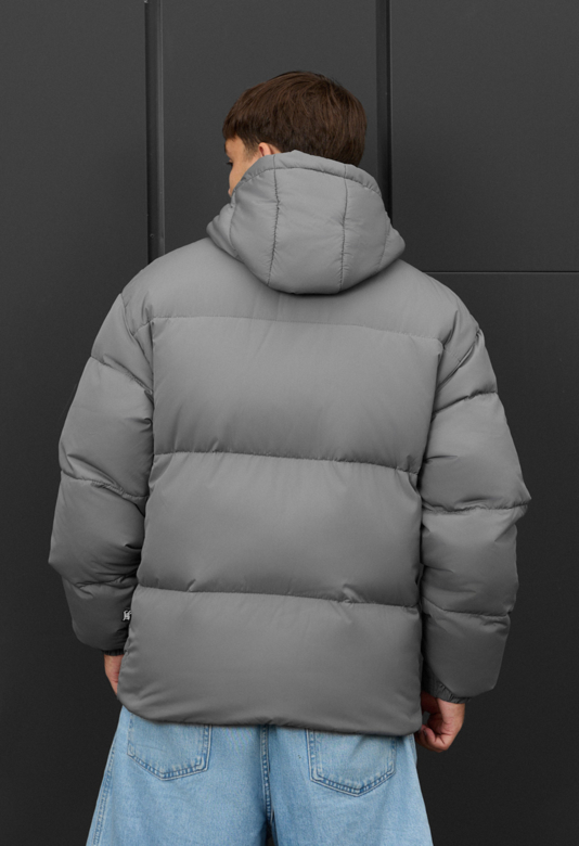 Зимова куртка чоловіча Staff zyne gray oversize сіра оверсайз