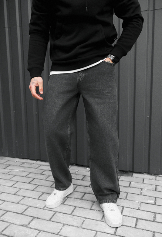 Чоловічі джинси Staff 032 loose fit gray сірі для підлітка