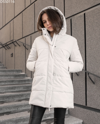 Женская зимняя куртка Staff milk long velur