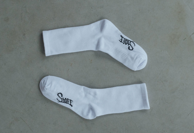 Жіночі шкарпетки Staff all white