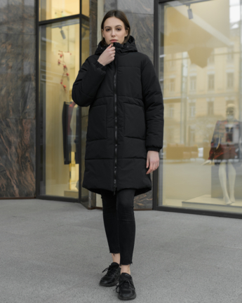 Жіноча зимова куртка Staff jo black