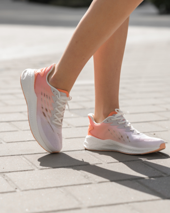 Жіночі кросівки Staff white & pink