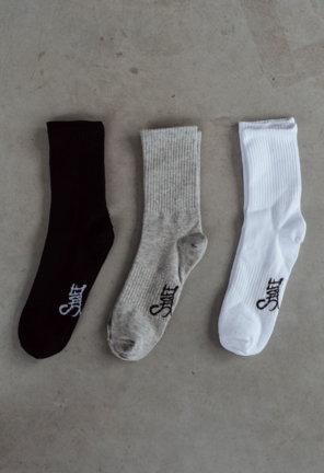 Шкарпетки Staff black/gray/white (р.39-42)