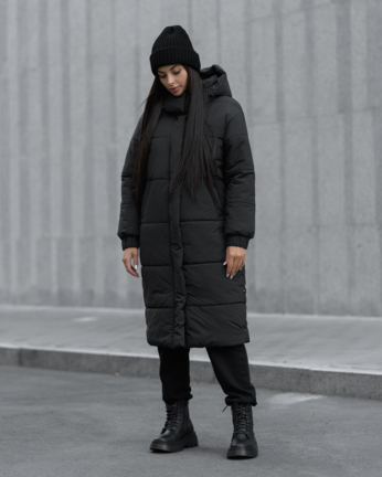 Жіноча зимова куртка Staff clo black