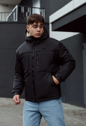 Зимова куртка Staff b black2 logo