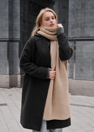 Жіночий шарф Staff so beige