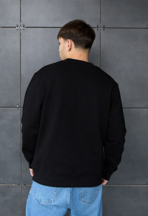 Світшот чоловічий Staff black logo чорний молодіжний з