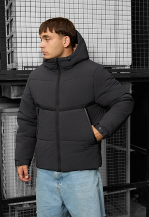 Зимова куртка Staff krix dark gray/blue chameleon