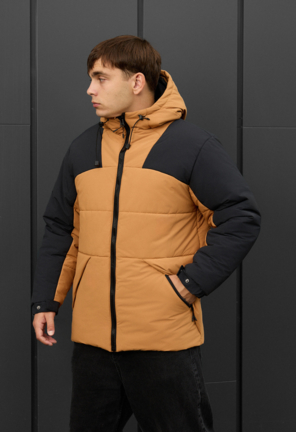 Зимова куртка Staff tund light brown & black