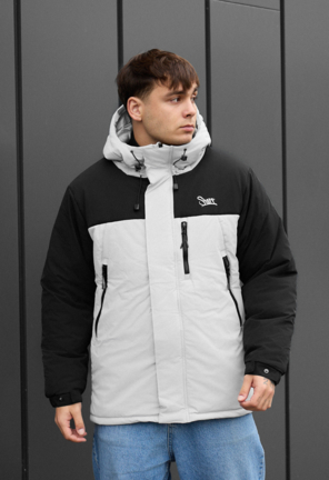 Зимова куртка Staff ruxo black & light gray