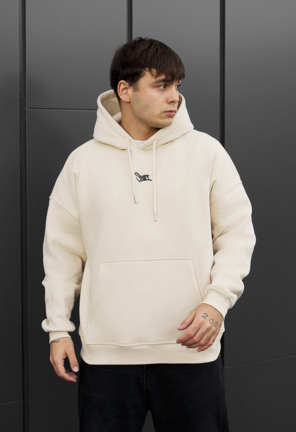 Худі Staff logo milk oversize fleece