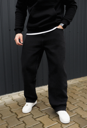 Джинси Staff 023 black baggy