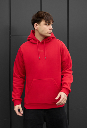 Худі Staff red logo fleece