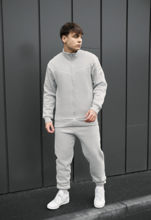 Спортивний костюм Staff od light gray fleece