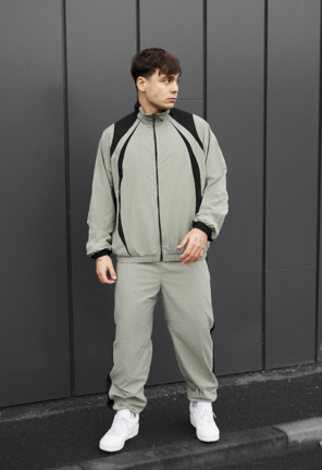 Спортивний костюм Staff cap light olive & black oversize