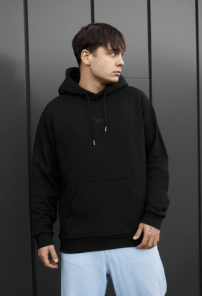 Худі Staff re black logo oversize