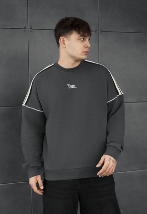 Світшот Staff line dark gray reflective oversize