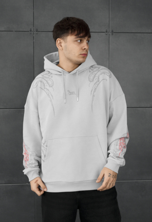 Худі Staff logo & snake oversize
