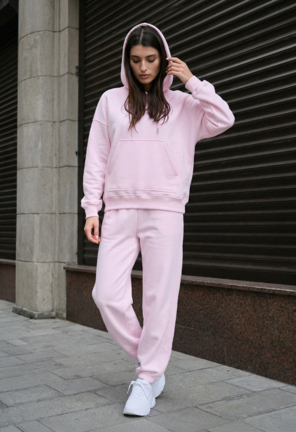 Жіночий спортивний костюм Staff sem light pink oversize