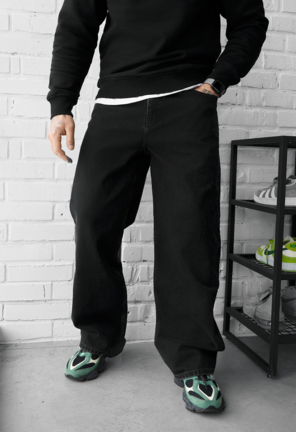 Джинси Staff 01 black baggy