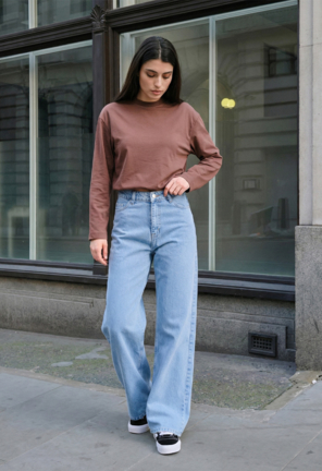 Жіночі джинси Staff 2511 blue wide leg