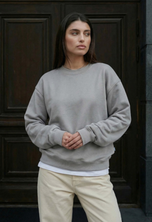 Жіночий світшот Staff zy light gray