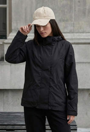 マーク&ロナ Contour Piped Stand Collar Jacket Куртка жіноча Staff st black чорна водонепроникна реглан