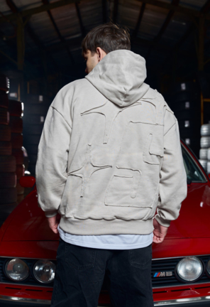 Худі Staff «S» light gray oversize