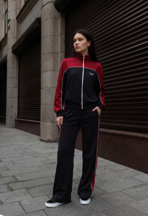 Жіночий спортивний костюм Staff st zip red & black