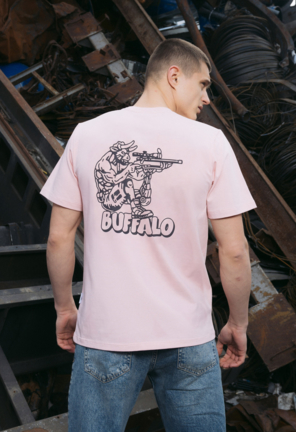 Футболка Staff x Buffalo 1 pink