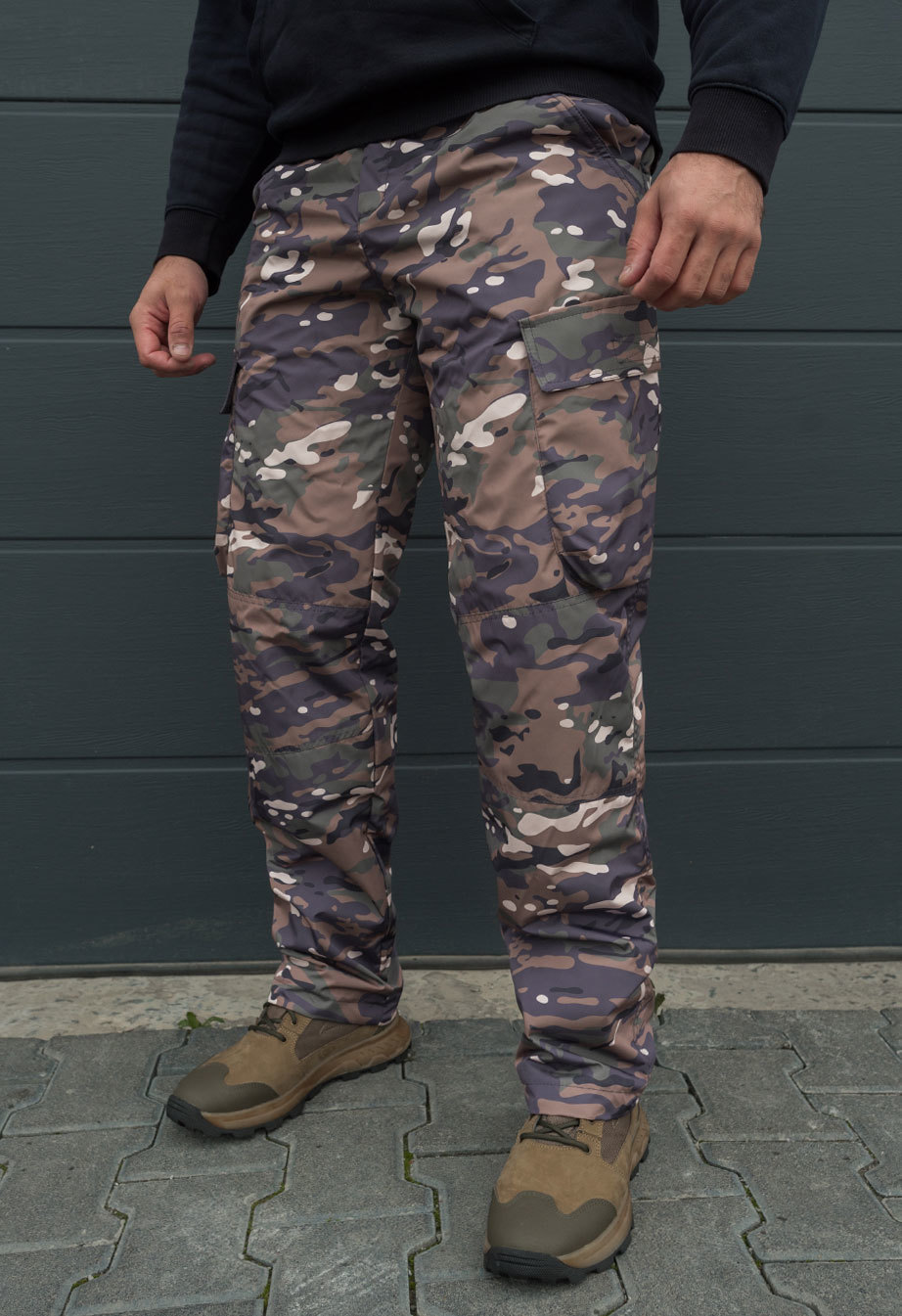 Брюки карго тактичні Staff waterproof fleece multicam хакі мультикам ...