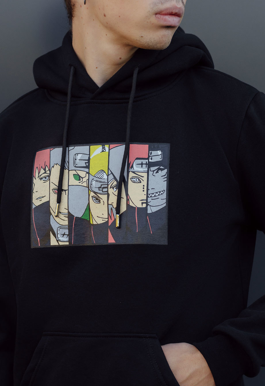 Худи мужское Staff comix fleece черное молодежное для парня с принтом  теплое на флисе цена