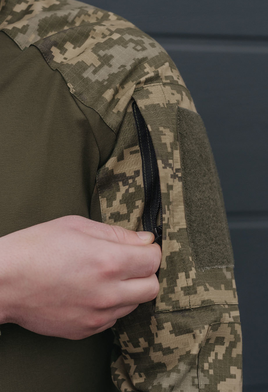 Тактична сорочка Staff camo pixel убакс хакі піксель літня демісезонна ...