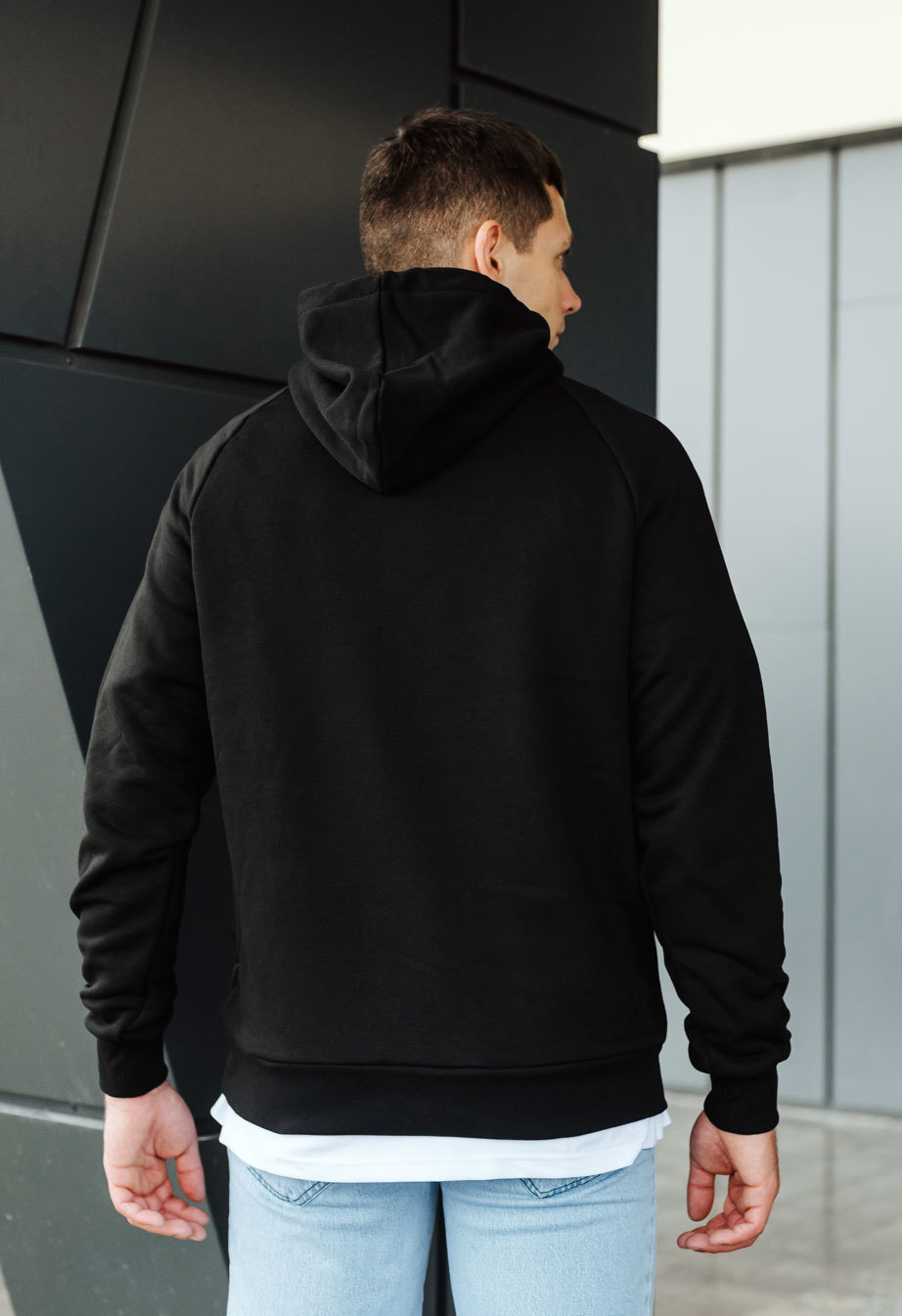 Купить Толстовка Черная Кофта С Капюшоном Staff Black Logo Oversize ...