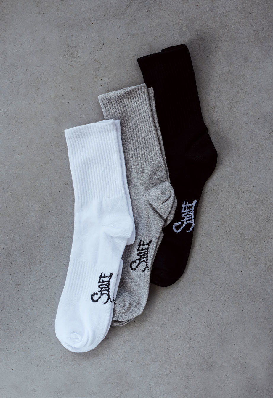 Чоловічі шкарпетки Staff gray/black/white сіро-чорно-білі високі з ...
