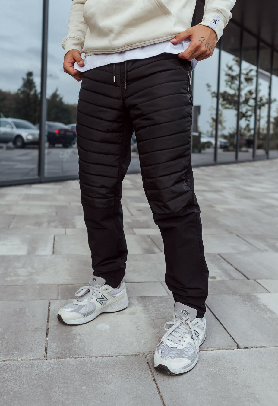 Штани чоловічі Staff ap microfleece black чорні однотонні стильні з ...