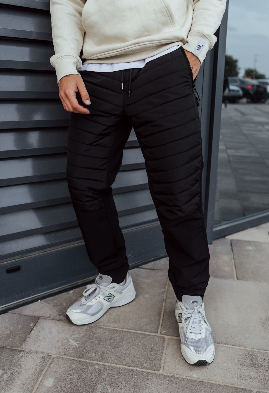 Штани чоловічі Staff ap microfleece black чорні однотонні стильні з ...
