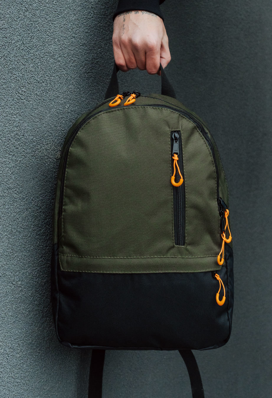 Рюкзак для ноутбука Staff 15L full khaki & black хакі/чорний місткий ...