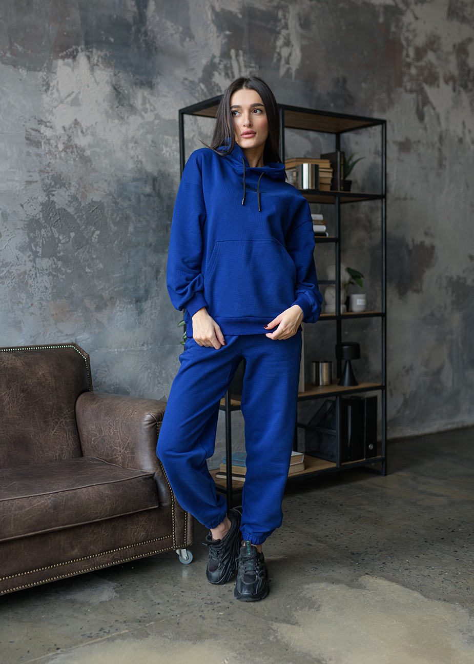 Спортивний костюм жіночий Staff bi navy oversize темно-синій