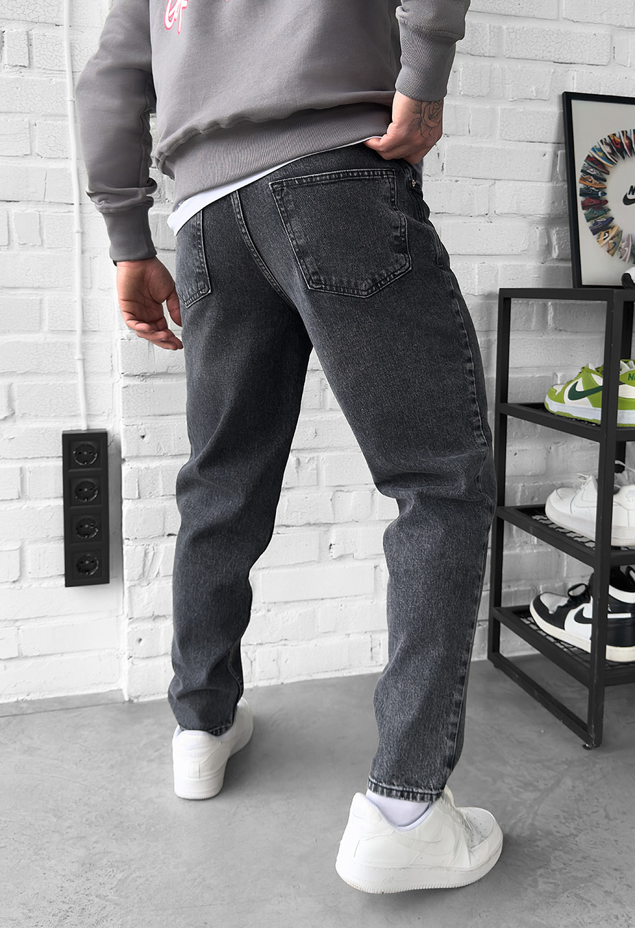 Чоловічі джинси Staff 2638 gray regular сірі класичні стильні купити